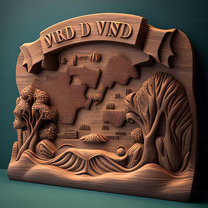 3D модель Род-Таун Британські Віргінські острови (STL)